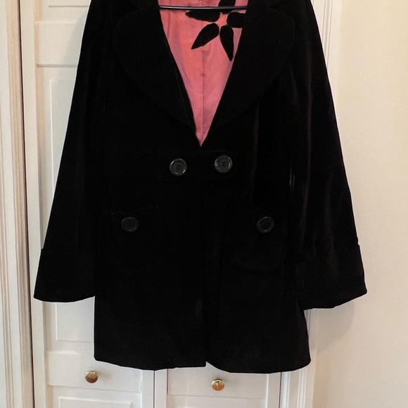 Tulle Velvet Coat - Picture 3 of 3
